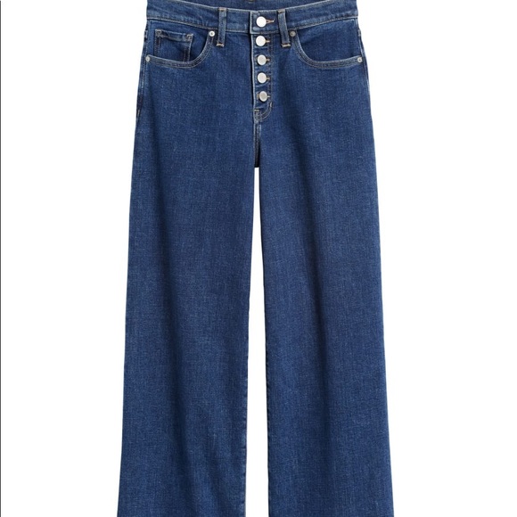 BANANA REPUBLIC High-Rise Wide-Leg Button Fly Jean - Picture 8 of 14